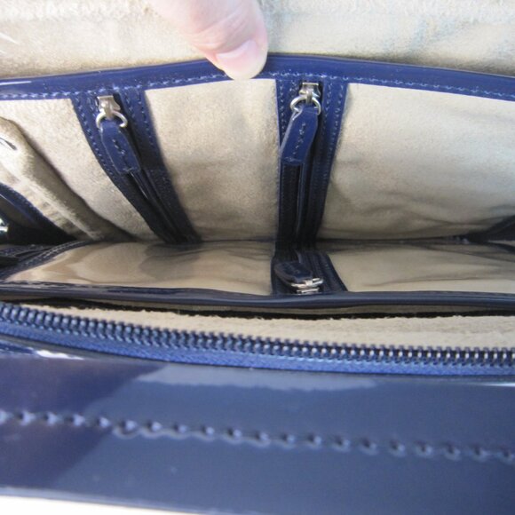 STELLA & DOT Dark Blue Nylon Tote Handbag - Picture 7 of 11